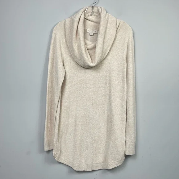 Barefoot Dreams CozyChic Ultra Lite Coastal Cowl Neck Tunic S Cozy Long Sweater - Picture 4 of 11